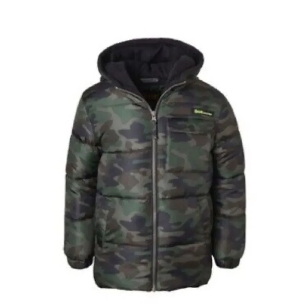 Ixtreme‎ Boys' Camouflage Puffer Jacket Medium NWT in packaging